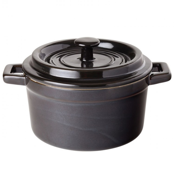 Utopia Gourmande Midnight Round Casserole Dish 5.5inch 27.5oz / 79cl
