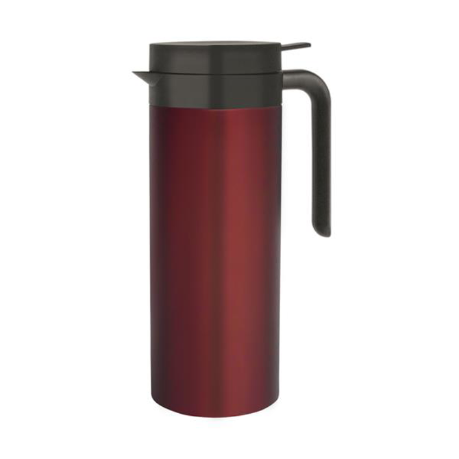 Cylinder-Type Vacuum Matt Red Jug 1.0ltr