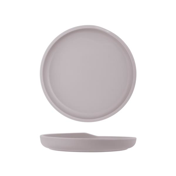 White Copenhagen Round Melamine Plate 17cm