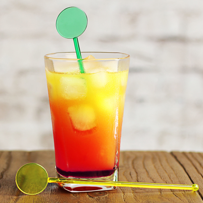 Swizzle Stick Disc Cocktail Stirrers