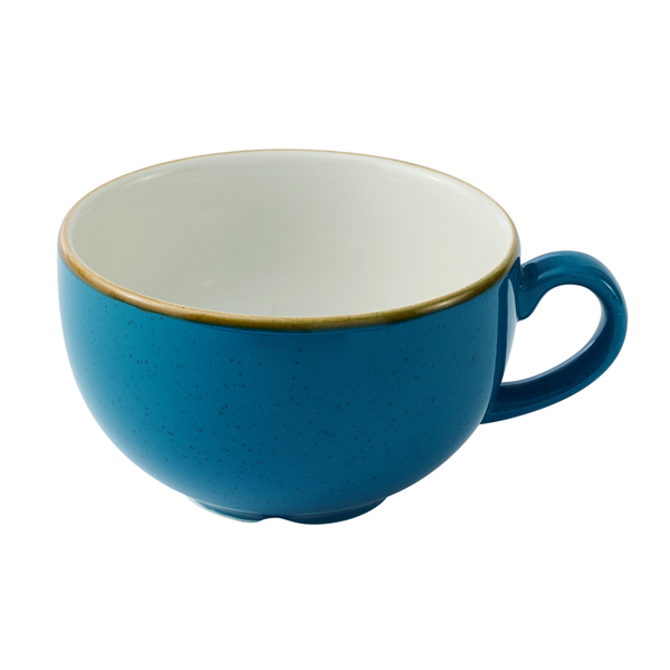 Churchill Stonecast Java Blue Cafe Cappuccino Cup 12oz / 340ml