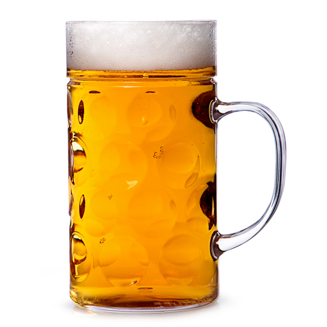 Plastic Beer Stein 1 Pint / 580ml