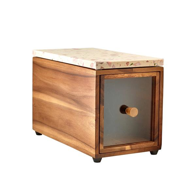 GenWare Acacia Wood Bread Box GN1/3