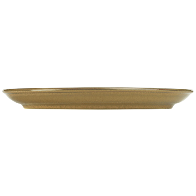 Rustic Coupe Plate Brown 24cm