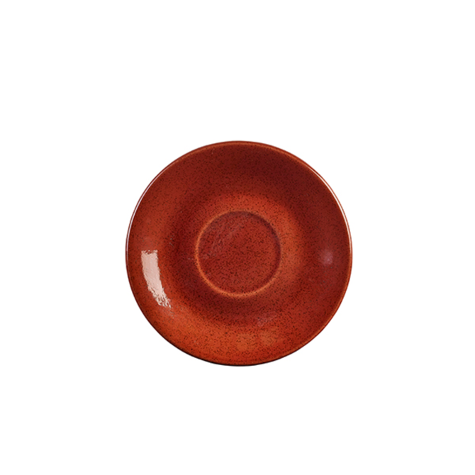 Terra Stoneware Rustic Red Saucer 5inch/15cm	