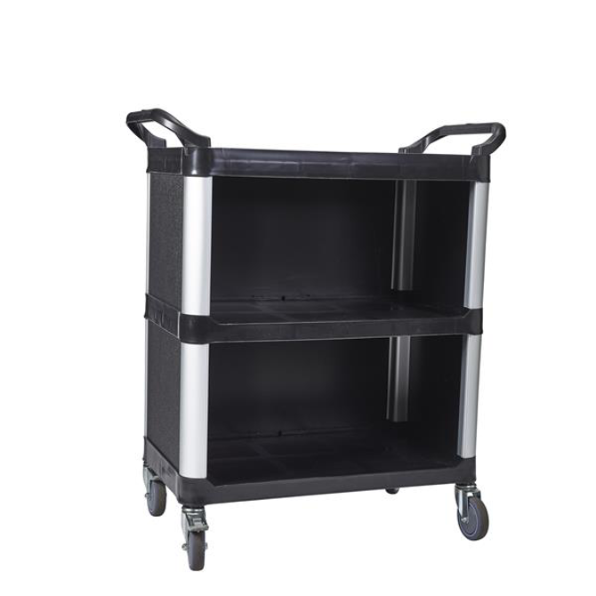 GenWare Small 3 Tier PP Panelled Trolley