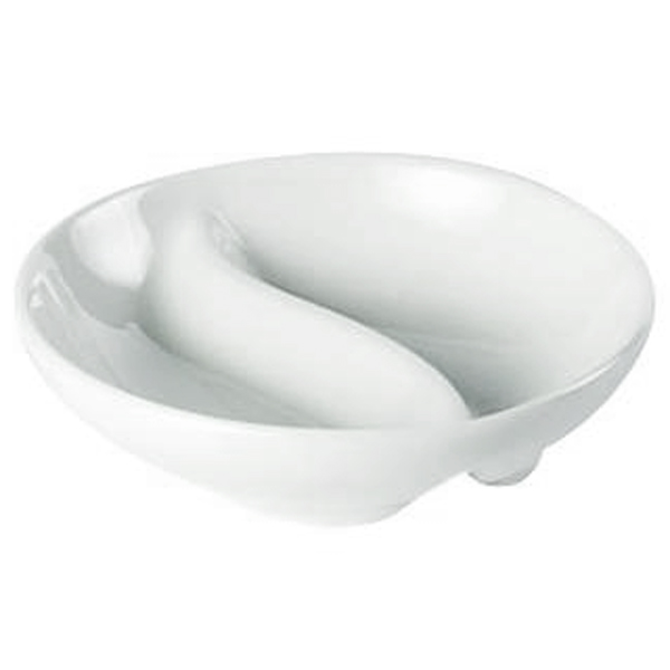 AFC Divided Chilli Sauce Dish 9cm