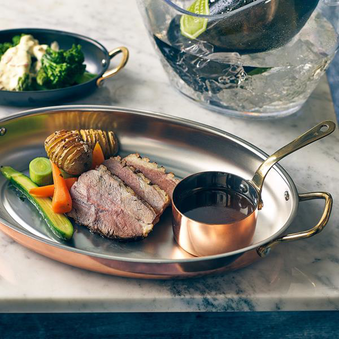 GenWare Antique Copper Mini Sauce Pan 9 x 5.25cm