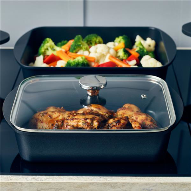 GenWare Non-Stick Cast Aluminium Roaster 35 x 22cm