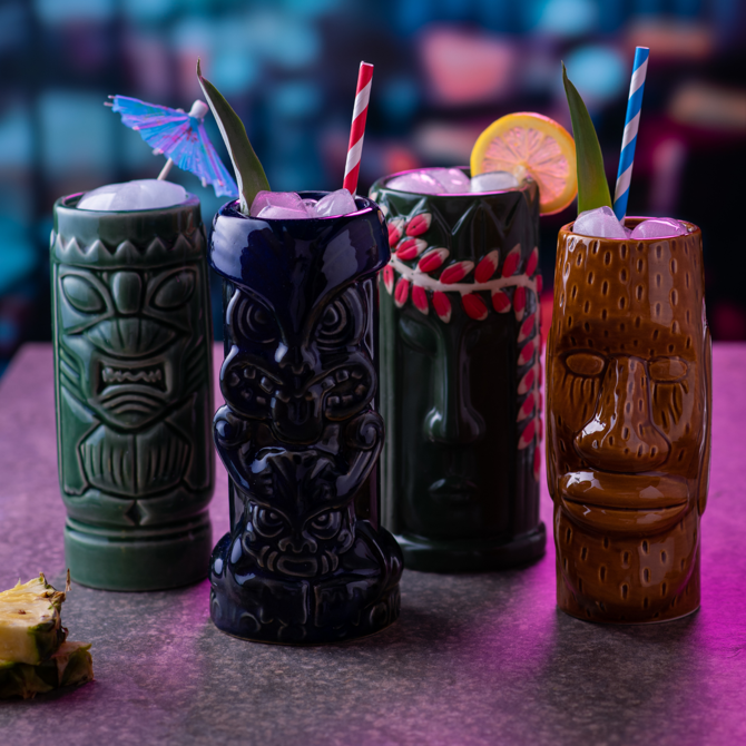 Ceramic Beach Tiki Party Pack