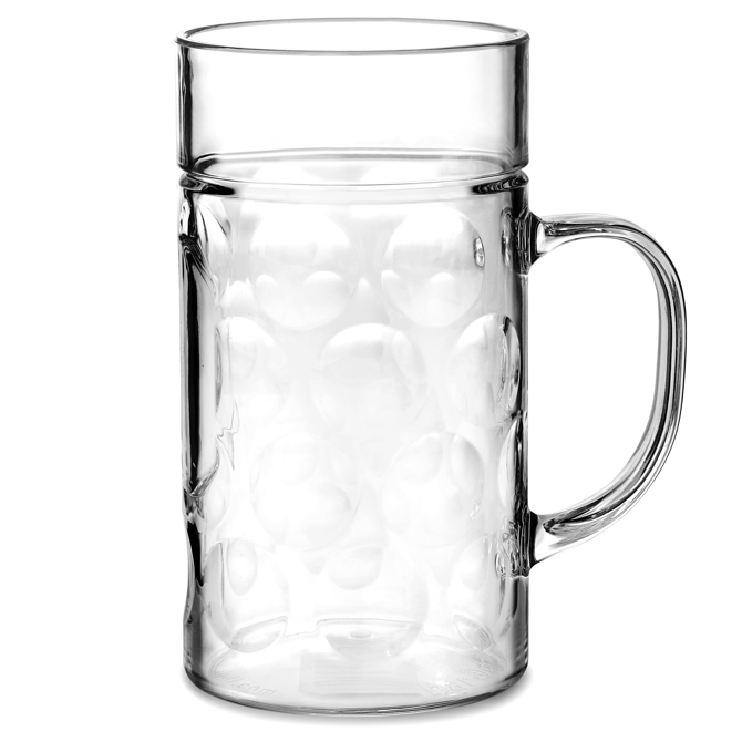 Plastic Beer Stein 1 Pint / 580ml