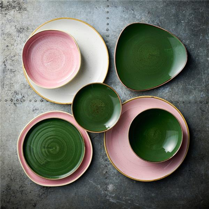 Stonecast Sorrel Green Lotus Plate 9inch / 22.85cm