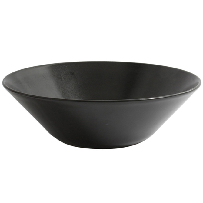 Midnight Serving Bowl Black 24cm