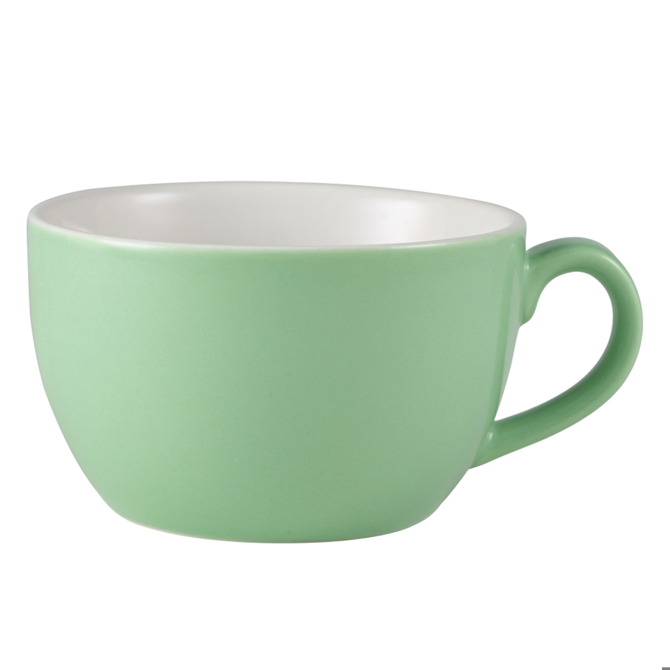 Genware Bowl Shaped Cup Green 6oz / 170ml