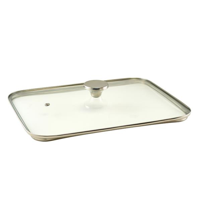 GenWare Glass Lid For Cast Aluminium Roaster 40 x 27cm