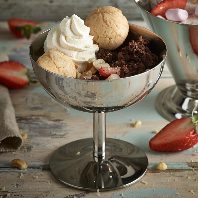Stainless Steel Stemmed Sundae Cup 8oz / 230ml