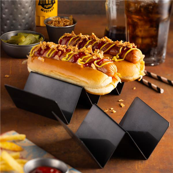 Black Double Street Food Stand 13.5cm x 10cm