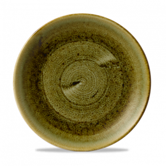 Stonecast Plume Green Evolve Coupe Plate 11.25inch