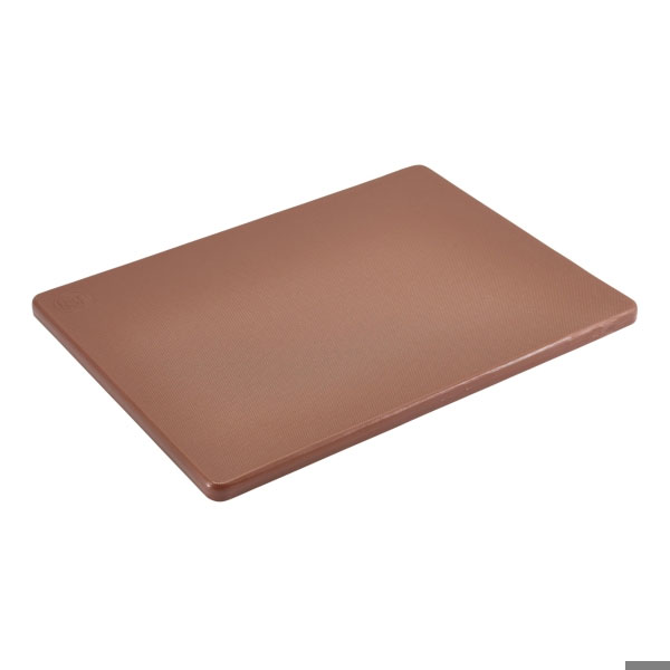 Genware Brown Low Density Chopping Board 1/2inch
