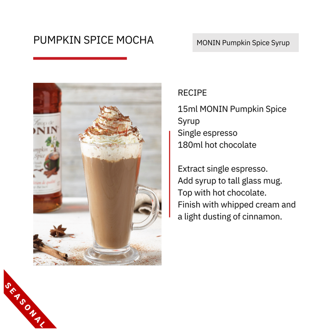 Monin Pumpkin Spice Syrup 70cl