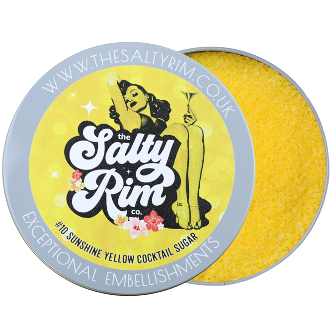 Sunshine Yellow Cocktail Sugar 100g