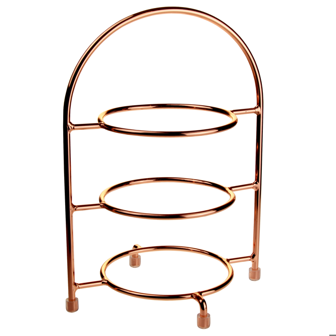 3 Tier Copper Cake Stand