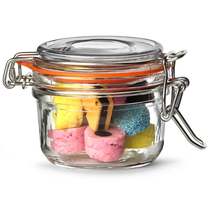 Genware Glass Terrine Jar 4oz / 125ml