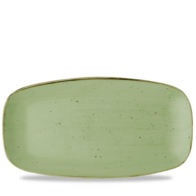 Stonecast Sage Green Chefs` Oblong Plate No.3 11.75inch x 6inch / 29.8 x 15.3cm