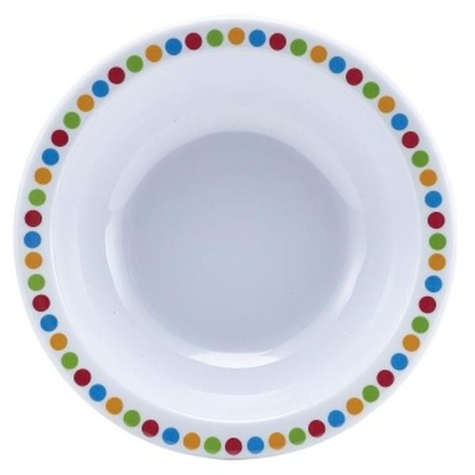 Genware Coloured Circle Melamine Bowl 6inch / 15cm