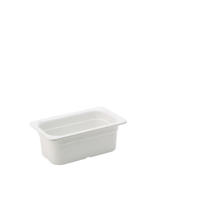 Melamine White GN 1/4 10cm Deep