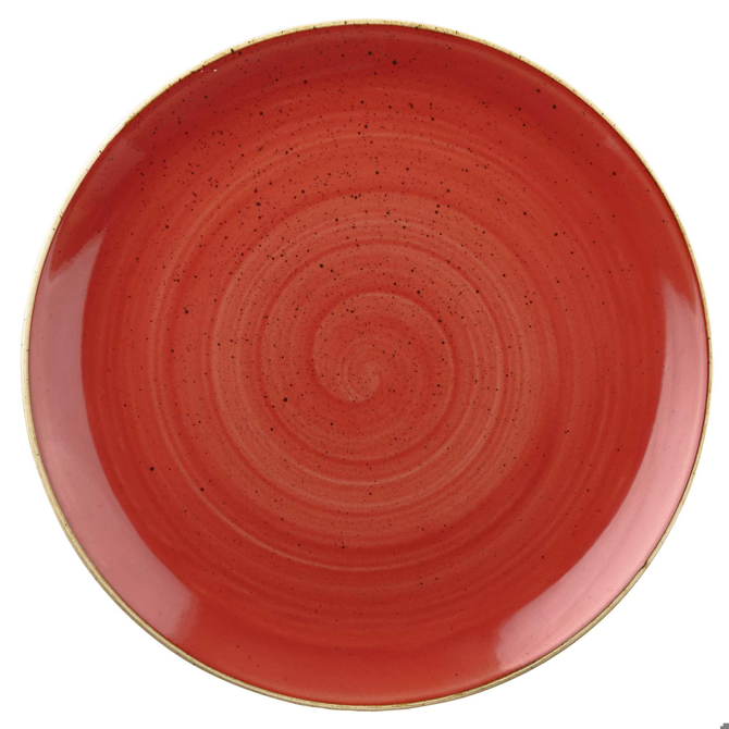 Churchill Stonecast Berry Red Coupe Bowl 7.25inch / 18.2cm