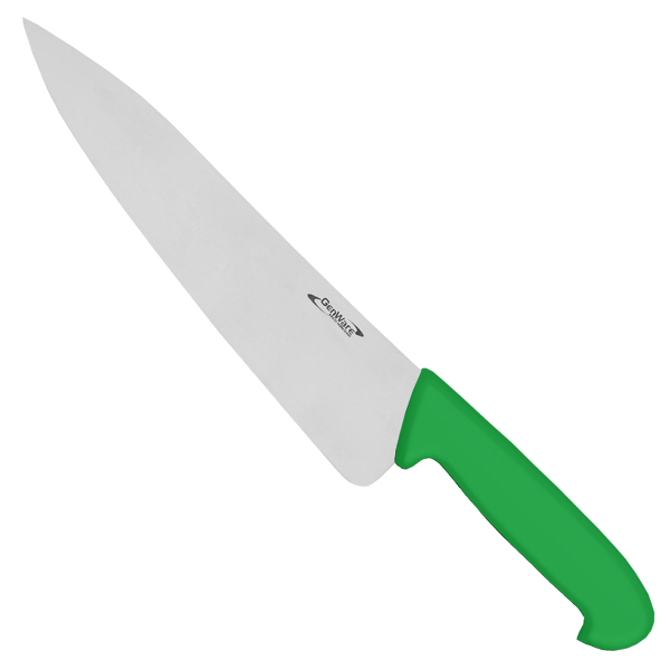 Genware Chefs Knife 8inch Green - Salad & Fruit