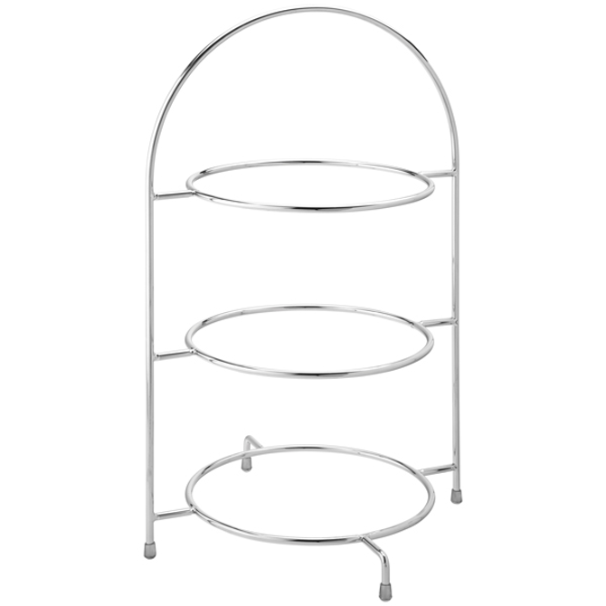 Utopia Chrome 3 Tier Cake Plate Stand 17inch / 43cm