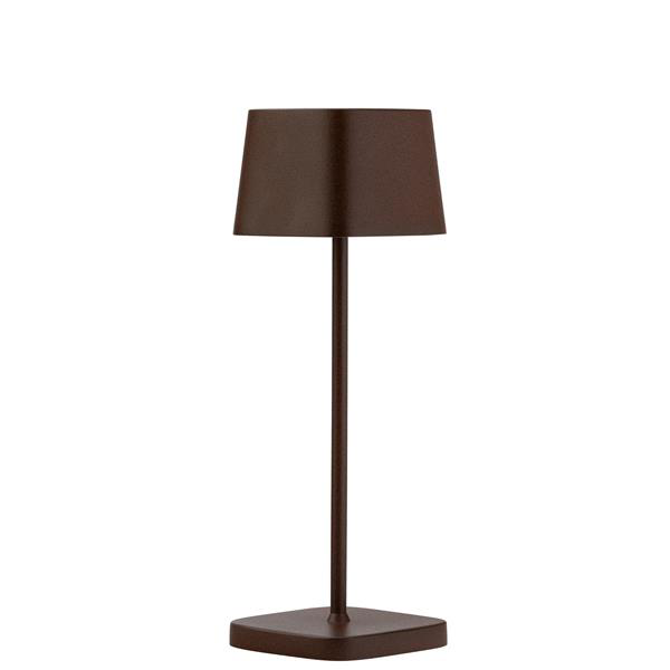 Montego Micro LED Cordless Lamp 20cm - Corten