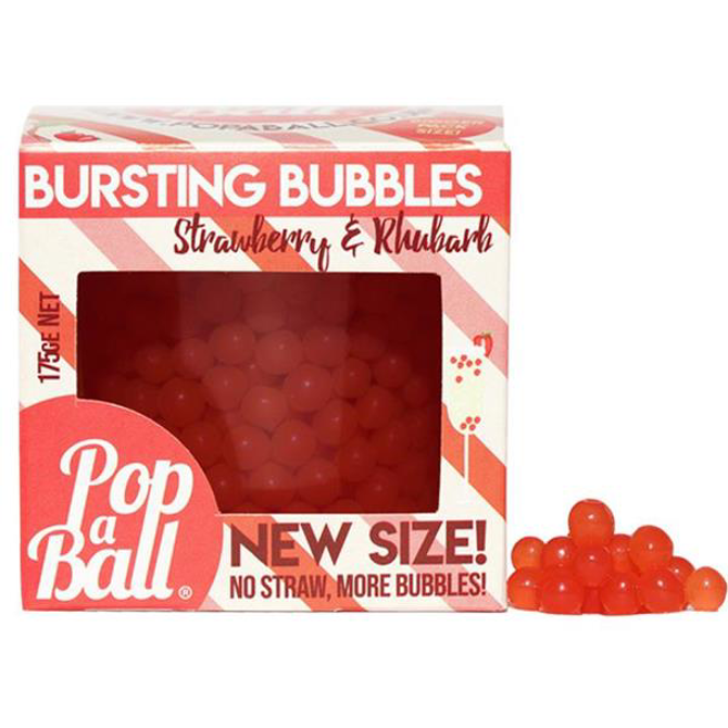 Strawberry & Rhubarb Mini Bursting Bubbles