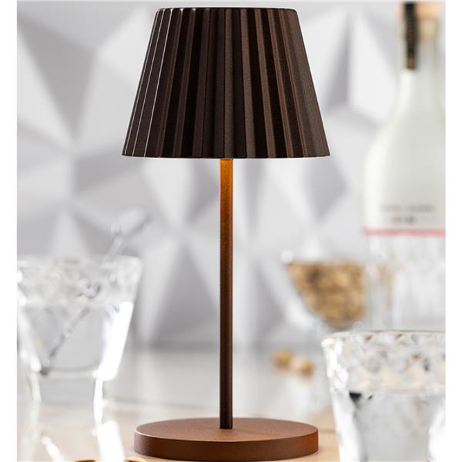 Dominca LED Cordless Lamp 26cm - Cocoa