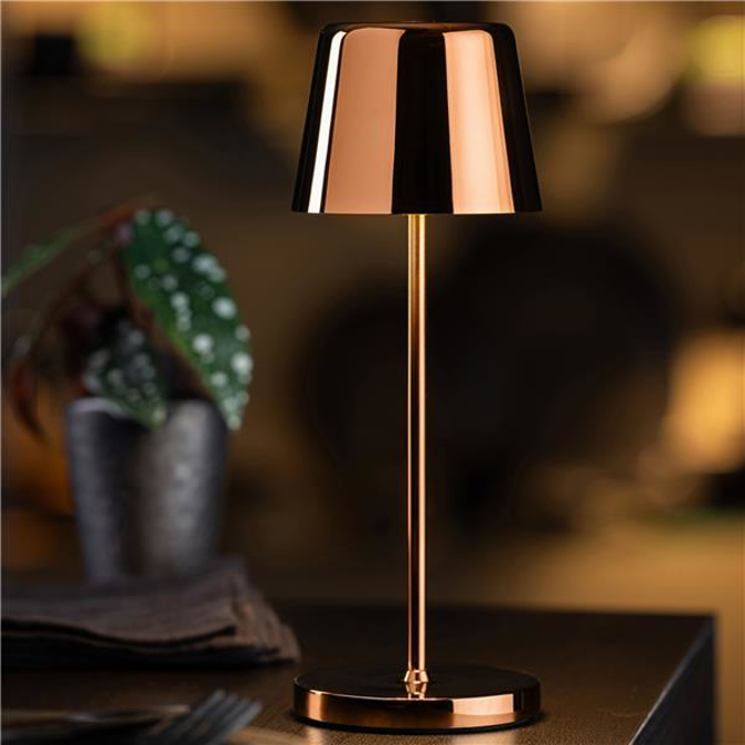 Bermuda Micro LED Cordless Lamp 21cm - Copper