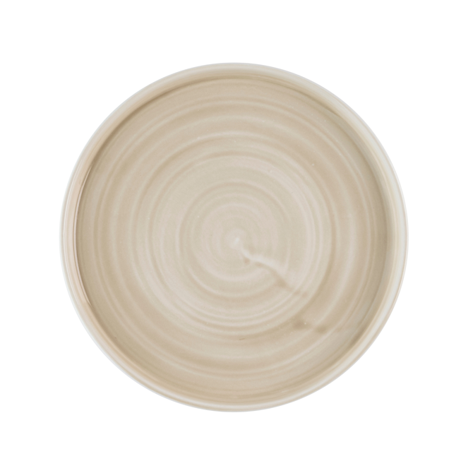 Churchill Stonecast Canvas Natural Walled Plate 6.3inch / 16cm
