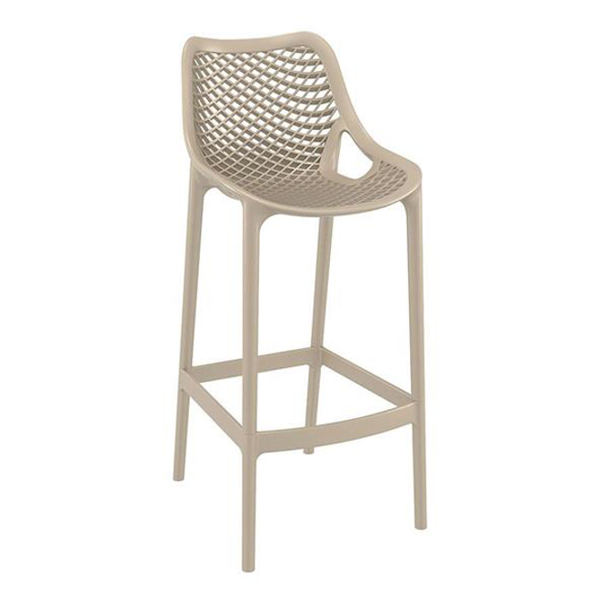 Spring Bar Stool 75 Taupe
