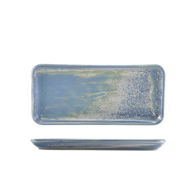 Terra Porcelain Seafoam Narrow Rectangular Platter 10 x 4.9inch / 27 x 12.5cm