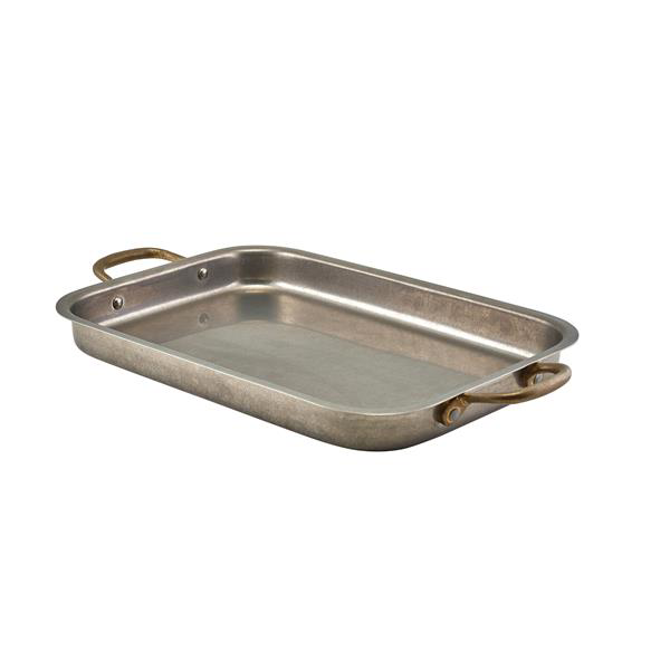 GenWare Vintage Steel Deep Tray 33 x 23.5cm