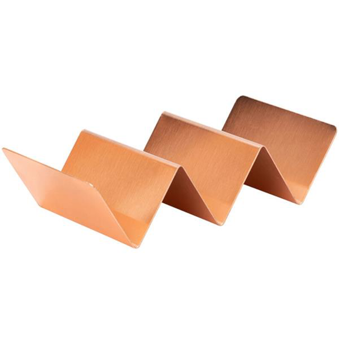 Copper Triple Street Food Stand 21cm x 10cm