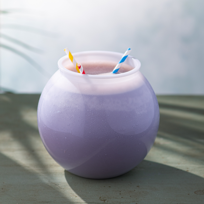 Plastic Cocktail Fish Bowl White 105.5oz / 3ltr