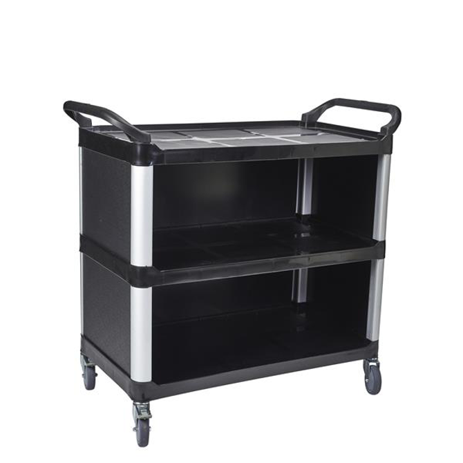 GenWare Large 3 Tier PP Panelled Trolley