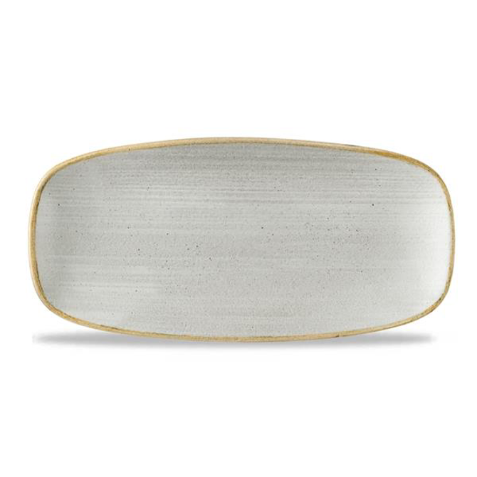 Stonecast Raw Grey Chefs Oblong Plate 11.75inch x 6inch / 29.85 x 15.25cm