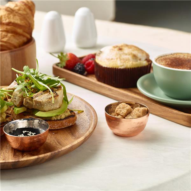 GenWare Copper Plated Mini Hammered Bowl 2oz / 57ml