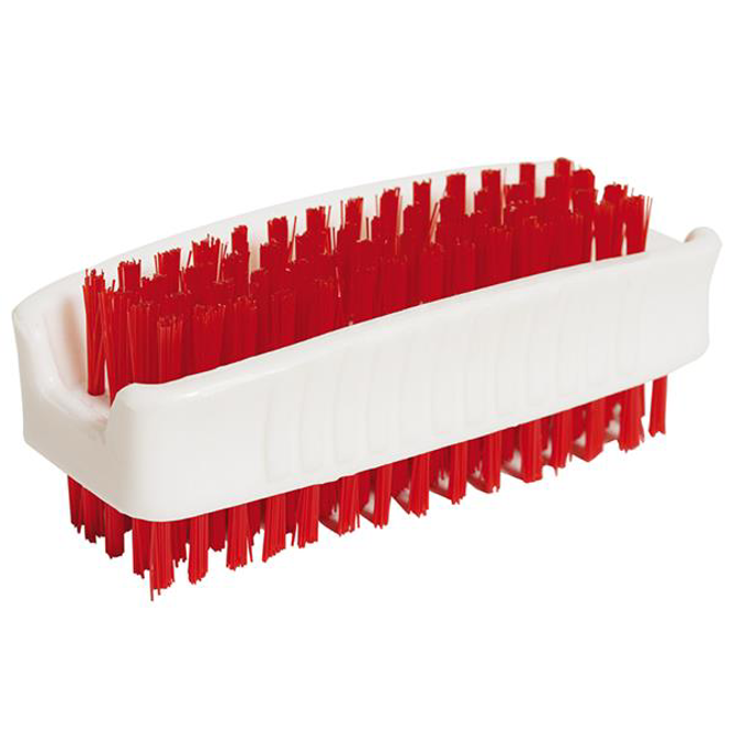 Red Grippy Nail Brush 4inch / 10cm