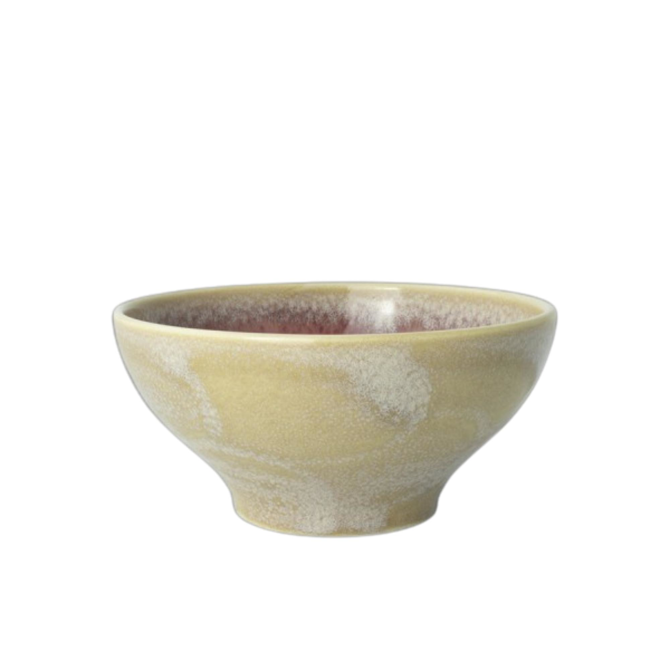 Aurora Vesuvius Rose Quartz Tulip Bowl 14cm / 5.5inch