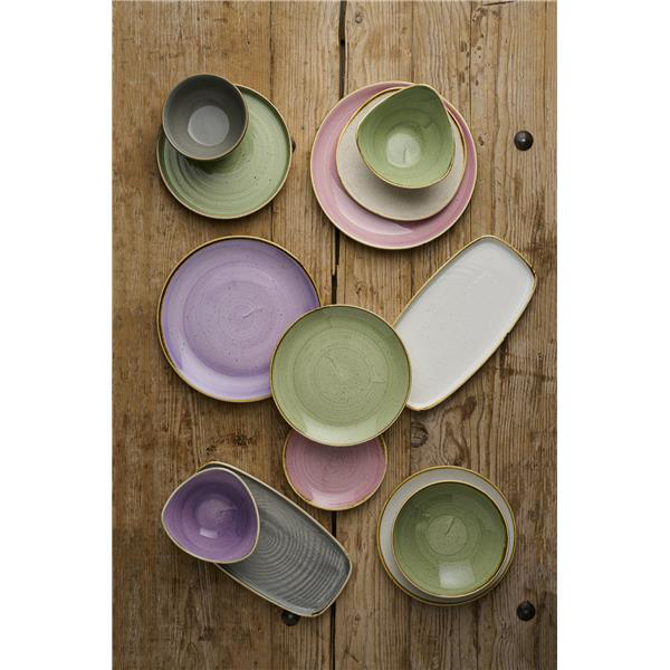 Stonecast Sage Green Walled Plate 8.25inch