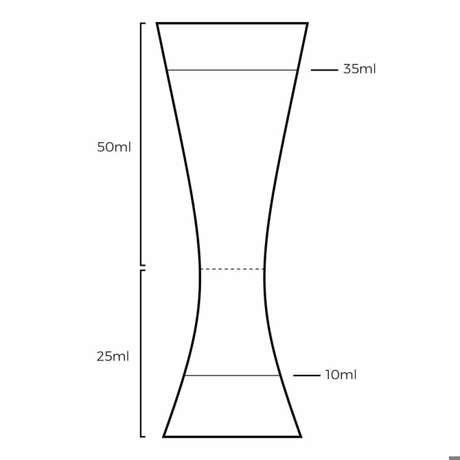 Urban Bar Tattoo Aero Jigger 25ml/50ml